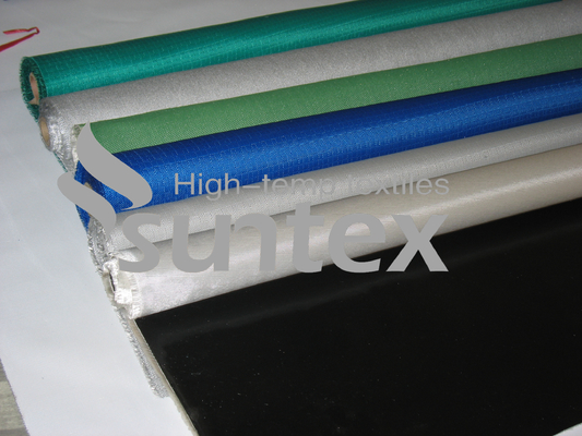 ผ้าใยแก้วเคลือบยางซิลิโคนสำหรับ Expansion Joint, ม่านกันไฟ, ม่านควัน, ผ้าห่มเชื่อม