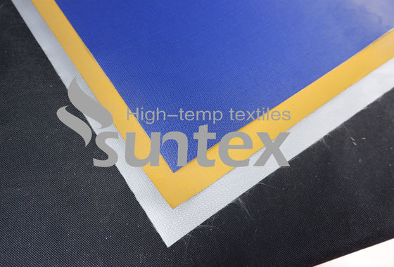 Silicone Coated Fiberglass Fabric 0.3mm Thick 500°C Heat Resistant