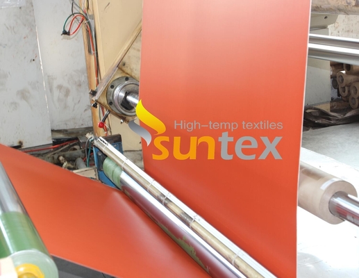 ผ้ากันไฟไฟเบอร์กลาสเคลือบซิลิโคนสำหรับป้องกันการเชื่อม