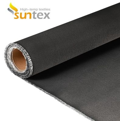 EN-13501 Certified Fireproof Fiberglass Fabric with 550°C Temperature Resistance and 0.6mm Thickness for Fire and Smoke Curtains