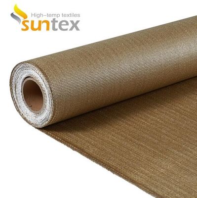 EN-13501 Certified Fire Curtain Fabric with 550°C Temperature Resistance and 0.6mm Thickness for Fire and Smoke Protection