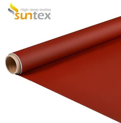 EN-13501 Certified Fire Curtain Fabric with 550°C Temperature Resistance and 0.6mm Thickness for Fire and Smoke Protection