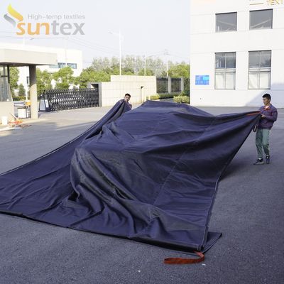 Suntex Gray Fire Blanket for Fire Containment and Smoke Emission in EV Car Fire Protection