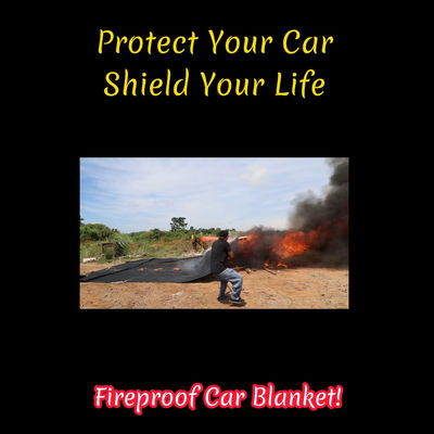 EV Fire Blanket สายใยแก้วเคลือบซิลิโคน