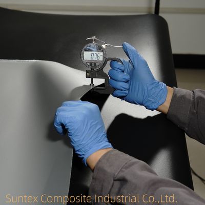 Heat Resistant Industrial Curtains Made of 850g/m² Silicone-Coated E-Glass Fabric