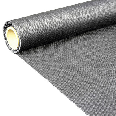 High Temperature Fiberglass Cloth Black Graphite Coated Fabric with Fire Resistance and Abrasion Properties for Fire Control Systems