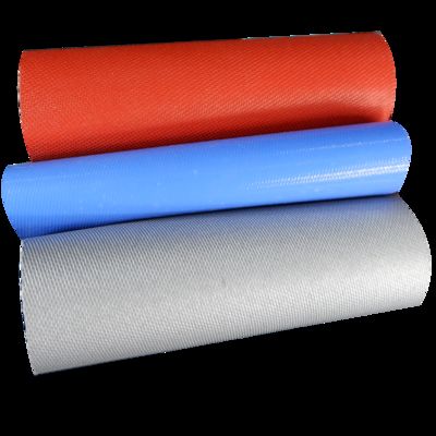Tear Resistant Silicone Rubber Coated E-Glass Fabric Fireproof Silicone Coated Fiberglass for Industrial Insulation