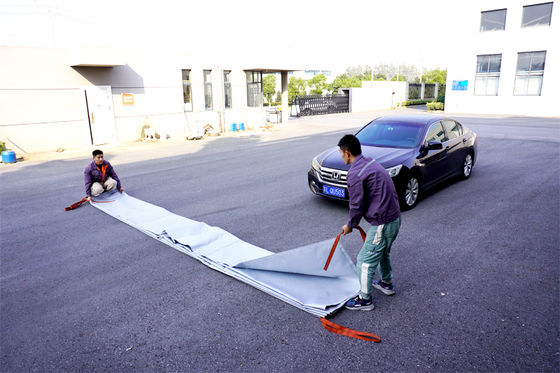 Gray Color EV Car Fire Blanket with 550℃/1000℃ Thermal Resistance and Oxygen Deprivation for Fire Safety