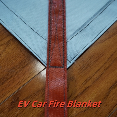 EV Car Fire Blanket Gray 550℃ Thermal Resistance
