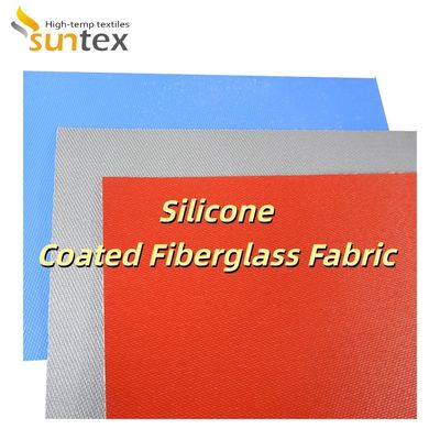 Fire Prevention High Temperature Protection Silicone Coated Fiberglass Fabric with Corrosion Resistance for Industrial Applications