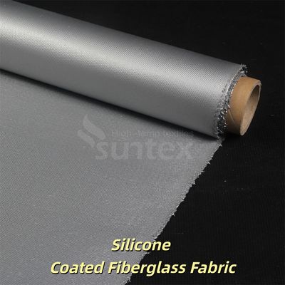 Custom Color Thermal Insulation Fire Resistant Silicone Coated Fiberglass Fabric for High Temperature Applications
