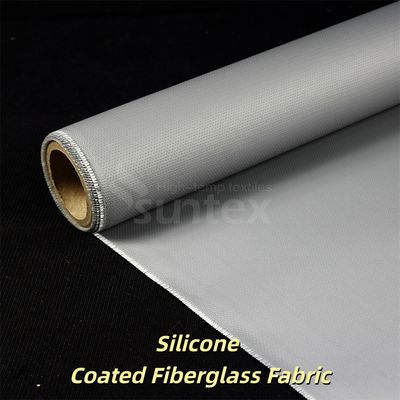 Custom Color Thermal Insulation Fire Resistant Silicone Coated Fiberglass Fabric for High Temperature Applications