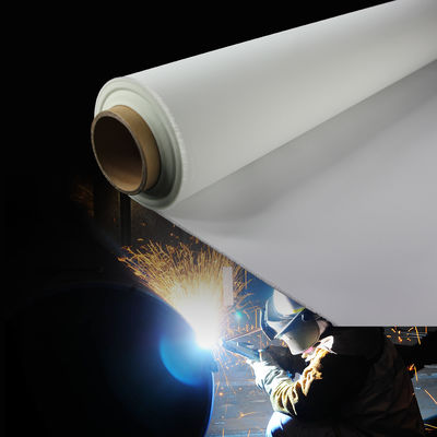 Fireproof Welding Blanket with 1800C Temperature Resistance and Twill Weave PU Coated Fiberglass Fabric