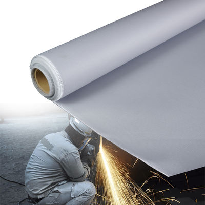 Fireproof Welding Blanket with 1800C Temperature Resistance and Twill Weave PU Coated Fiberglass Fabric