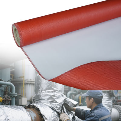 Fireproof Welding Blanket with 1800C Temperature Resistance and Twill Weave PU Coated Fiberglass Fabric