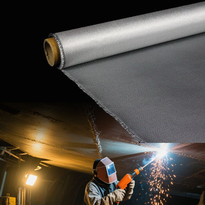 Fireproof Thermal Insulation Silicone Coated Fiberglass Fabric with 1 / 1.2 / 1.5 meter Width and 50 m / 100 m Roll Length