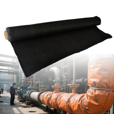 Fireproof Welding Blanket with 1800C Temperature Resistance and Twill Weave PU Coated Fiberglass Fabric