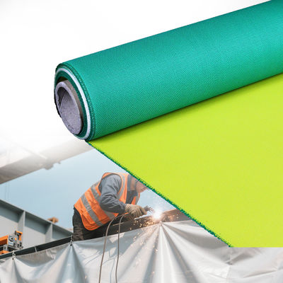 Fireproof Welding Blanket with 1800C Temperature Resistance and Twill Weave PU Coated Fiberglass Fabric