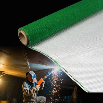 Fireproof Welding Blanket with 1800C Temperature Resistance and Twill Weave PU Coated Fiberglass Fabric