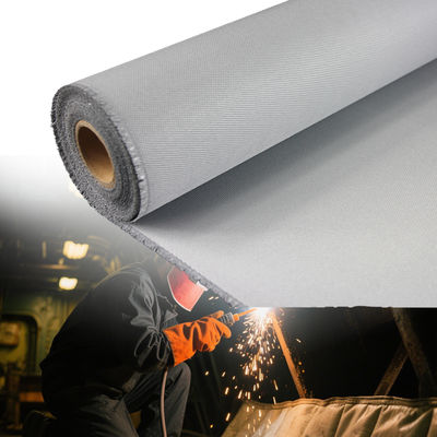 Thermal Insulation PU Coated Fiberglass Fabric 460 g/sqm 0.41 mm with 1800°C Temperature Resistance for Industrial Covers