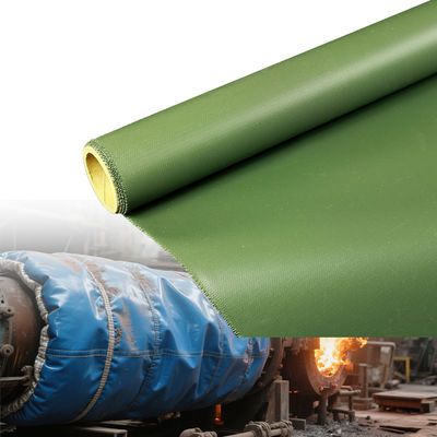 Double-Sided Silicone Coated Fiberglass Fabric with 1 / 1.2 / 1.5 meter Width and 50 m / 100 m Roll Length