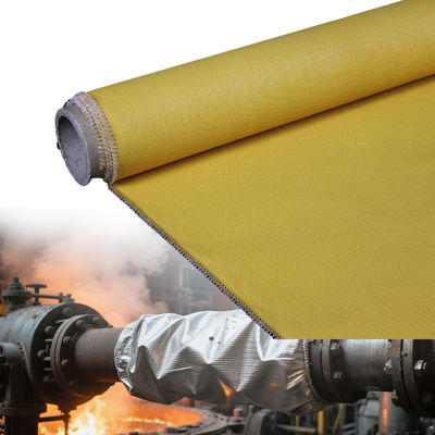 Weatherproof Water Repellent Silicone Coated Fiberglass Fabric with 50 m / 100 m Roll Length for High Temperature Applications