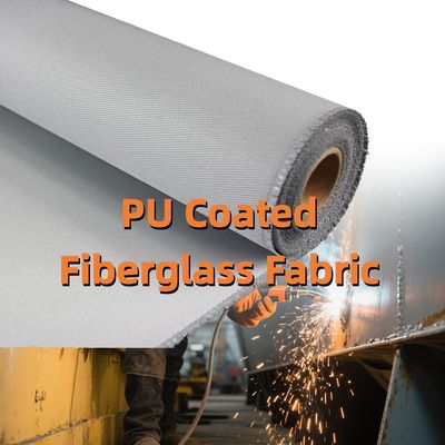 PU Coated Fiberglass Fabric Welding Blanket with Heat Shield for Brazing in Multiple Widths 1m to 1.55m