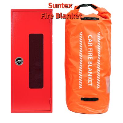 ผ้าห่มไฟที่ทนทานของ Suntex  resistant ความร้อนและความทนทานต่อความร้อน 550 °C/1000 °C สําหรับความปลอดภัยไฟ EV