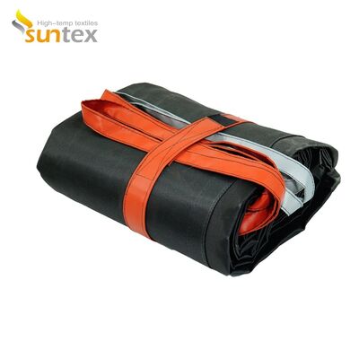 Factory Sale 1200 Degrees Celsius High Temperature Resistance EV Car Fire Blanket with 550℃/1000℃ Thermal Resistance and Oxygen Deprivation