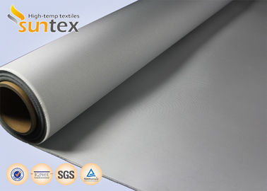 ท่อผ้ากระจายอากาศ PU เคลือบ Fabric สำหรับ Connector ยืดหยุ่น 460g Blankets เชื่อมต่อ Perforable