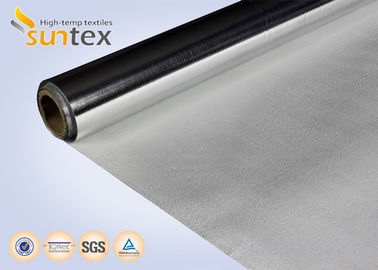 Fireproof 140C อลูมิเนียมฟอยล์ไฟเบอร์กลาส Cloth 0.2mm สำหรับเชื่อม Fire Blanket