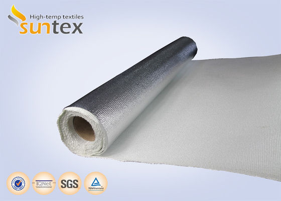 150℃ Heat Insulation Shield Material: Non Combustible Laminated Aluminum Foil Fiberglass Cloth (1.3mm)