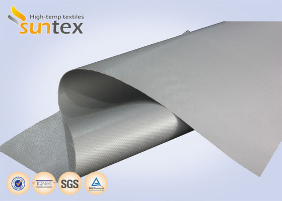 ผ้าผ้าม่านกันไฟเคลือบ PU ของ SUNTEX ทนอุณหภูมิ 700°C และผ้ากั้นไฟปราศจากด่าง