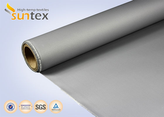 Fireproof Heat Resistant Silicone Coated Fiberglass Fabric High Silica Fiberglass Cloth 850g/m2