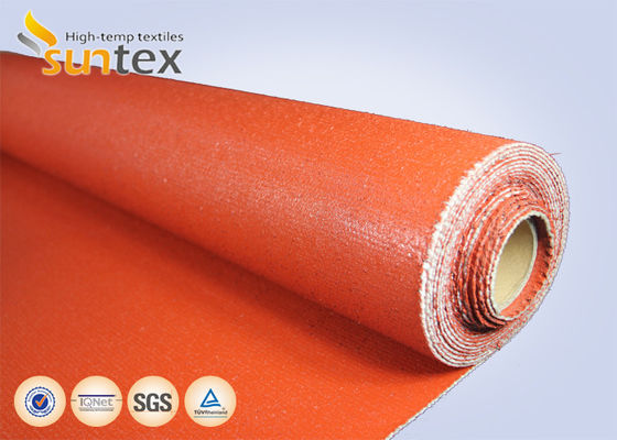 Silicone Coated Fiberglass Fabric Fireproof Heat Resistant 850g/m2