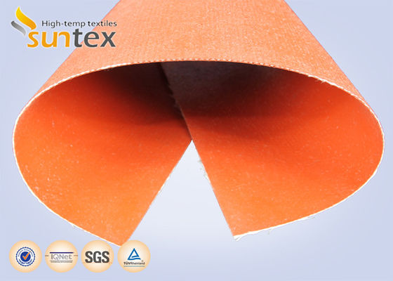 Silicone Coated Fiberglass Fabric Fireproof Heat Resistant 850g/m2