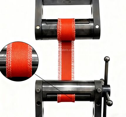 เนื้อผ้าไฟฟิเบอร์กล๊าสเคลือบซิลิโคนขนาดหนัก 850 กรัม/เมตร2 - กันไฟและทนความร้อนสําหรับการใช้งานในอุตสาหกรรม