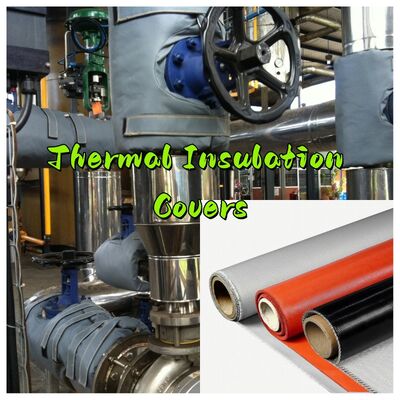 ผ้าผ้าม่านกันไฟที่ได้รับการรับรอง EN-13501 ทนความร้อนได้ 550°C และหนา 0.6 มม. สำหรับการป้องกันไฟและควัน