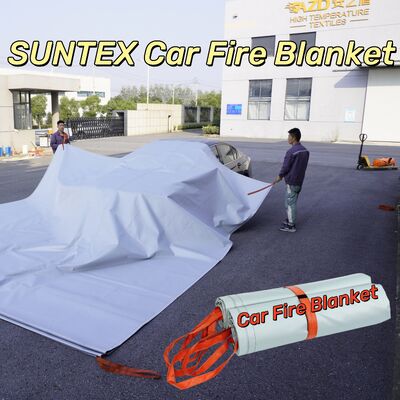 ผ้าห่มป้องกันไฟรถยนต์ EV ที่มีความทนต่อความร้อน 550 °C/1000 °C สําหรับการควบคุมไฟที่ขาดออกซิเจน