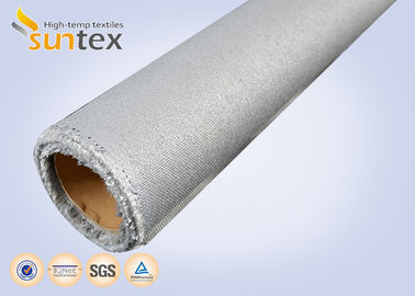 0.77mm ผ้าม่าน PU เคลือบ ผ้าขยายตัวผ้าร่วม / ไฟเบอร์กลาสผ้าม้วน