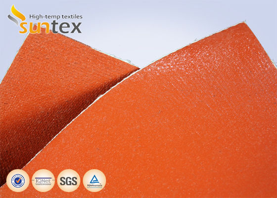 Silicone Coated Fiberglass Fabric 0.3mm Thick 400 g/sqm