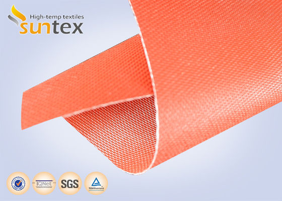 Silicone Coated Fiberglass Fabric 0.3mm Thick 400 g/sqm