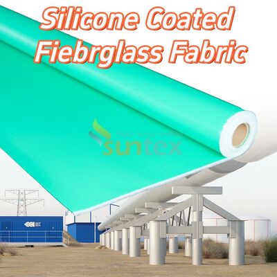High Temperature Resistant Fireproof Silicone Coated Fiberglass Fabric Anti-tear Fire Blanket for Electric Vehicles