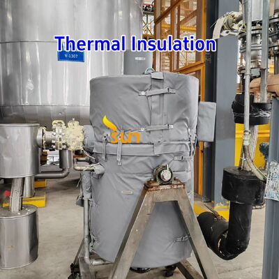 1000°C Temperature Resistant Thermal Insulation Jacket with Water and Oil Resistance in Customizable Sizes