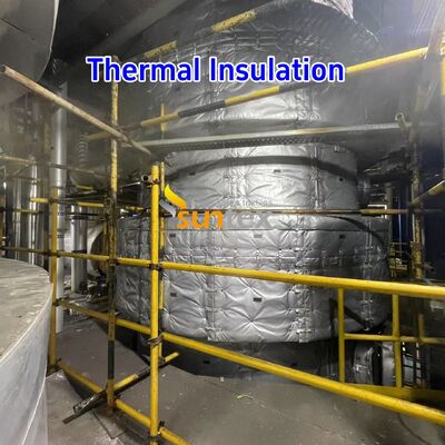 Customizable Sizes Thermal Insulation Jacket with 1000°C Temperature Resistance and Water and Oil Resistant Removable Insulation Cover