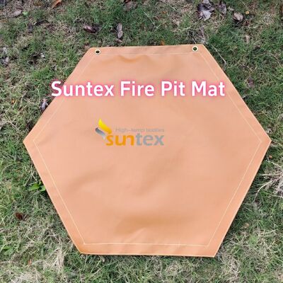 550°C Heat Resistant Fire Pit Mat with Customizable Size and Multi-Layer Structure for Outdoor Protection