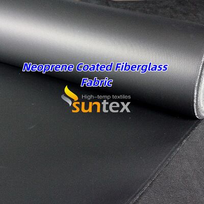 High Temperature Resistance Flame Retardant Neoprene Coated Fiberglass Fabric for Flexible Fabric Connector
