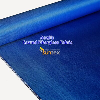 High Temperature 550 Degree C Acrylic Coated Fiberglass Fabric for Welding Blankets Easy to Sew and Cut