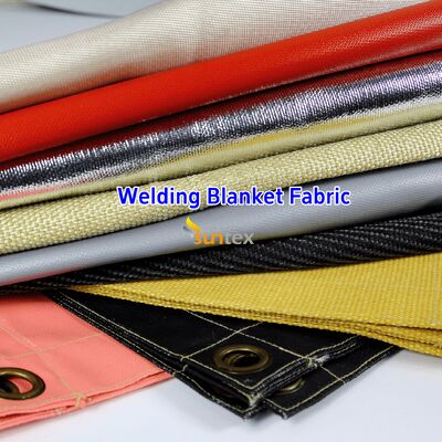 100% Fiberglass Welding Blanket Fireproof and 550°C Heat Resistant with Customizable Sizes