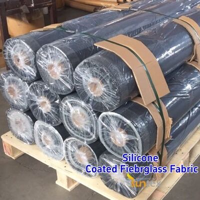 ผ้าใยแก้วเคลือบซิลิโคน กันน้ําและกันไฟ ทนต่ออุตสาหกรรม